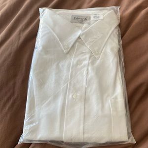 NWT vintage white oxford shirt 18 1/2 neck